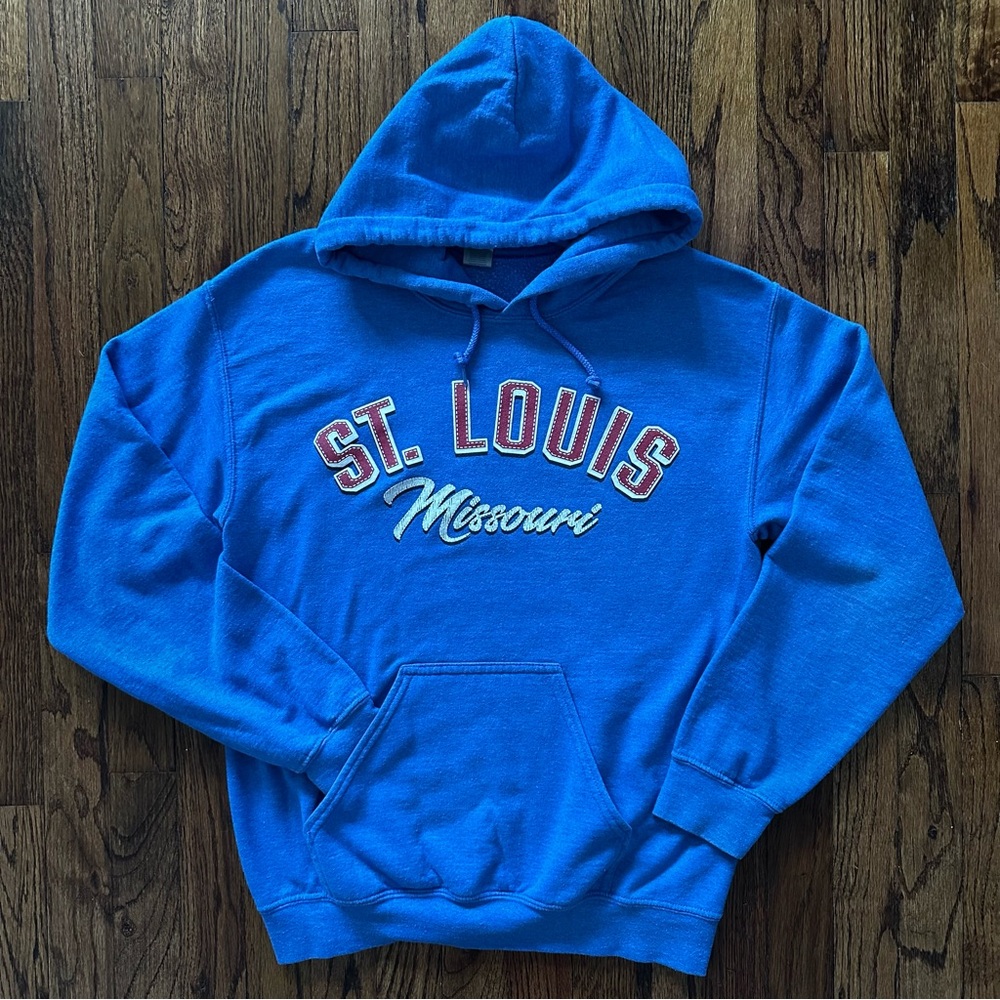 St. Louis Hoodie Heavy Cotton Small